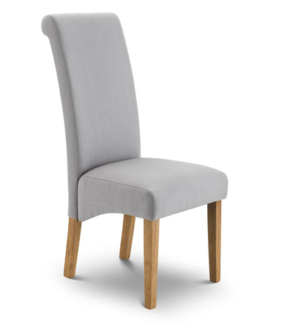 Rio Scrollback Fabric Chairs (Set Of 2) – Julian Bowen, view 2