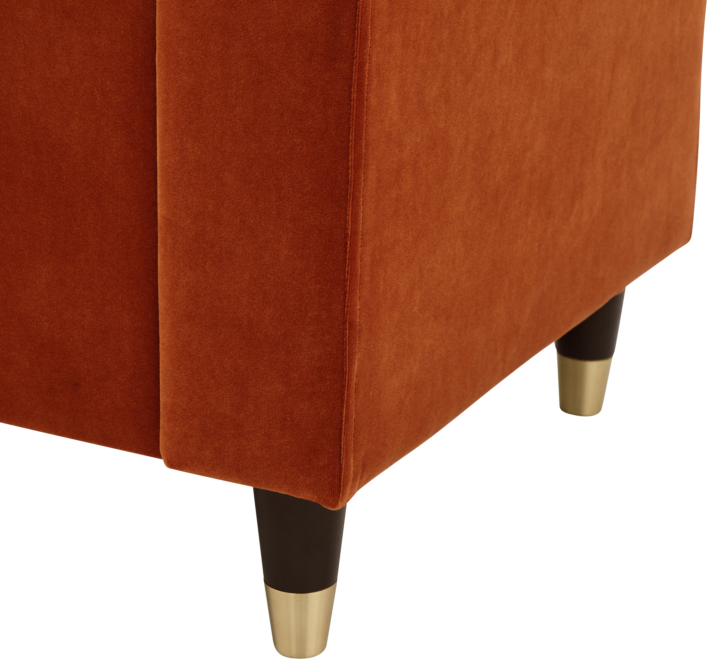 Genoa Window Seat Russet Fabric – GFW, view 18