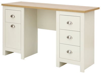 Lancaster Study Desk Cream – GFW, view 10