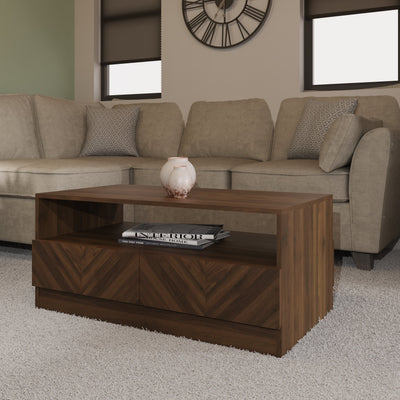 Catania Coffee Table Royal Walnut – GFW, view 2