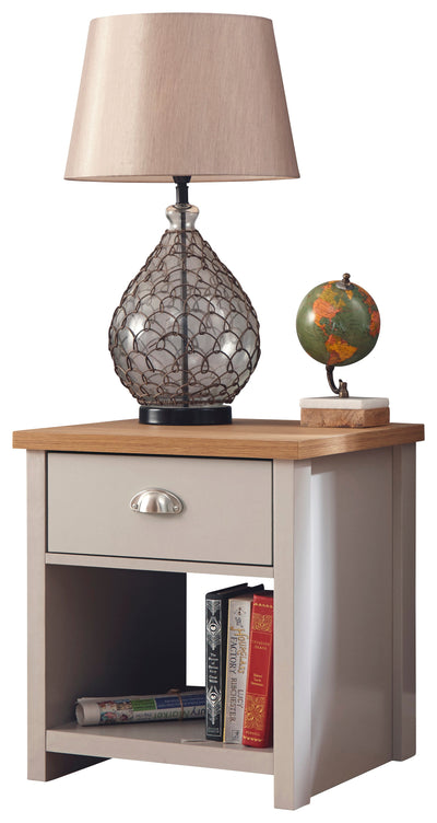 Lancaster Lamp Table Grey – GFW