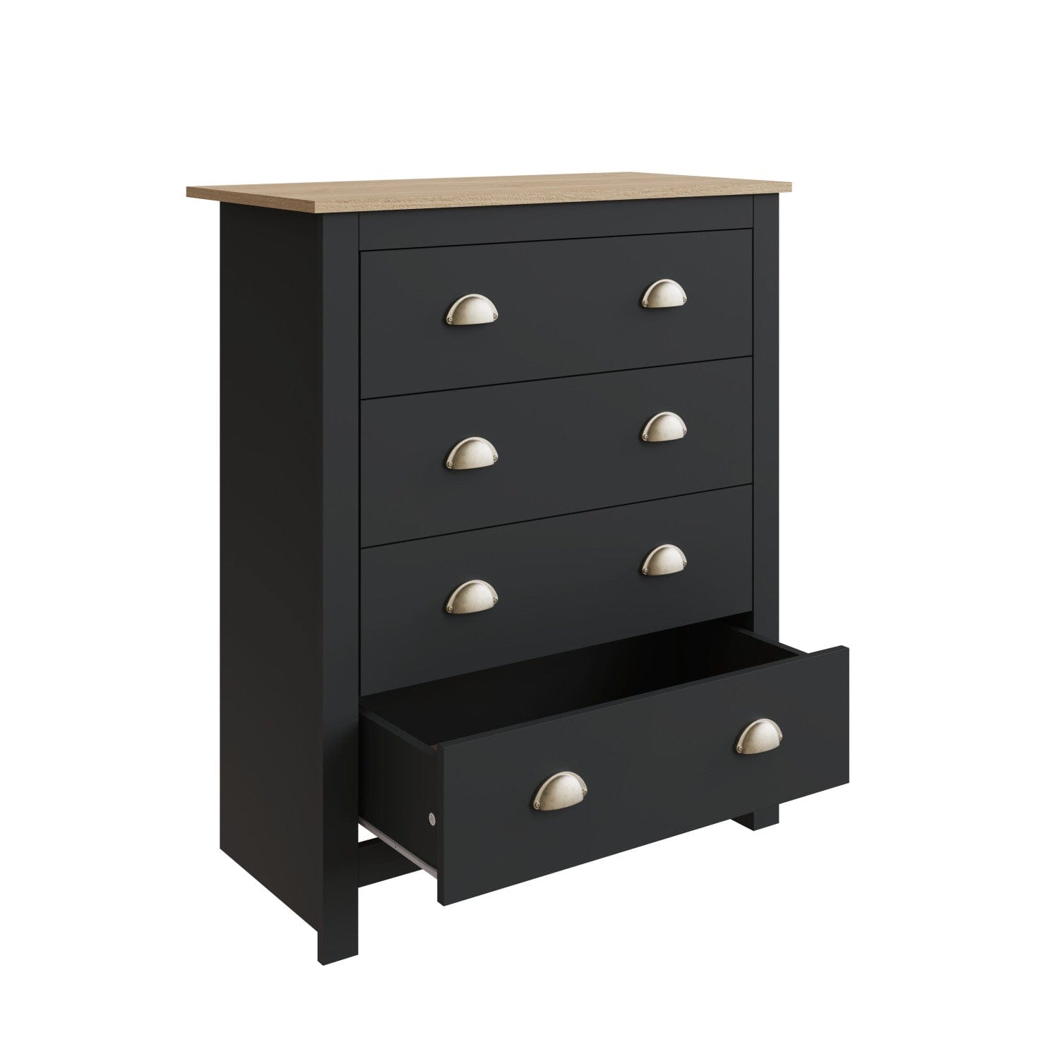 Lancaster 3 Piece Bedroom Set Black – GFW, view 16