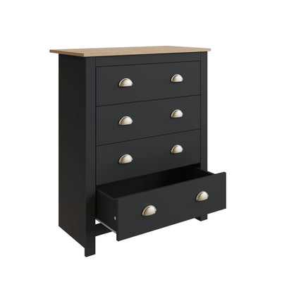 Lancaster 3 Piece Bedroom Set Black – GFW, view 16