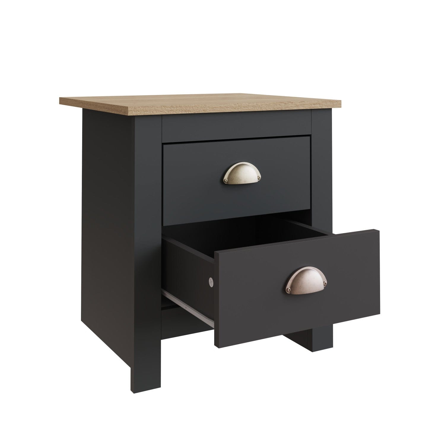 Lancaster 3 Piece Bedroom Set Black – GFW, view 11