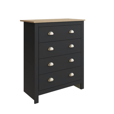 Lancaster 3 Piece Bedroom Set Black – GFW, view 13