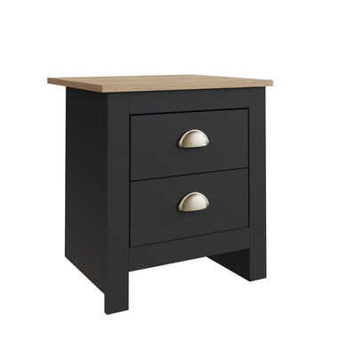 Lancaster 3 Piece Bedroom Set Black – GFW, view 8