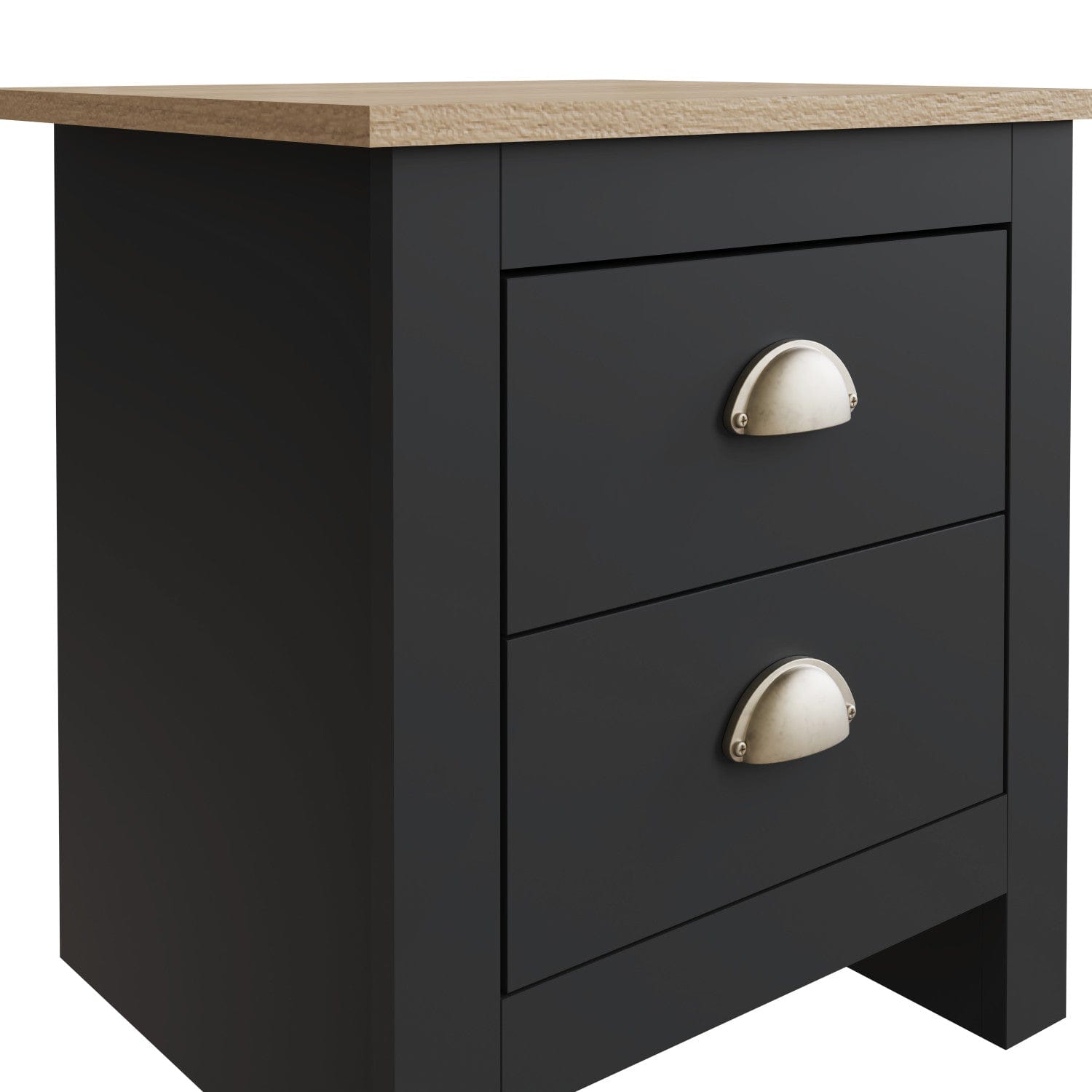 Lancaster 3 Piece Bedroom Set Black – GFW, view 12