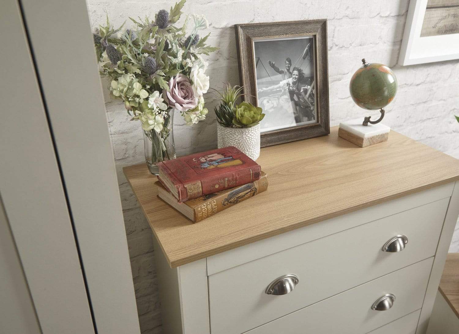 Lancaster 3 Piece Bedroom Set Cream – GFW, view 7