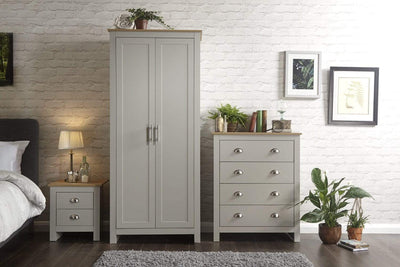 Lancaster 3 Piece Bedroom Set Grey – GFW, view 2