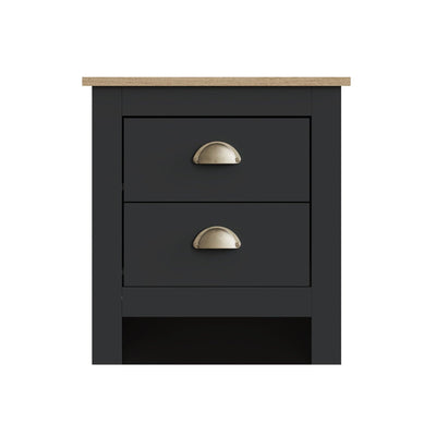 Lancaster 4 Piece Bedroom Set Black – GFW, view 13