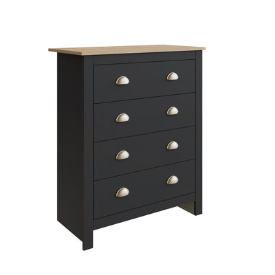 Lancaster 4 Piece Bedroom Set Black – GFW, view 17