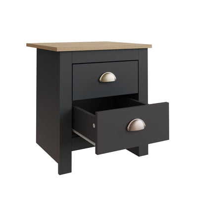 Lancaster 4 Piece Bedroom Set Black – GFW, view 15