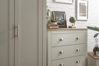 Lancaster 4 Piece Bedroom Set Cream – GFW, view 9