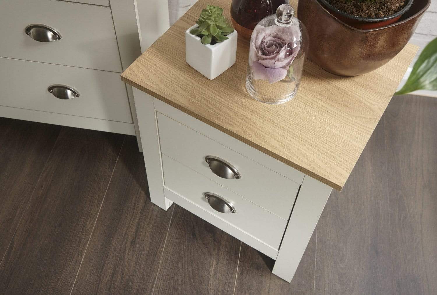 Lancaster 4 Piece Bedroom Set Cream – GFW, view 17