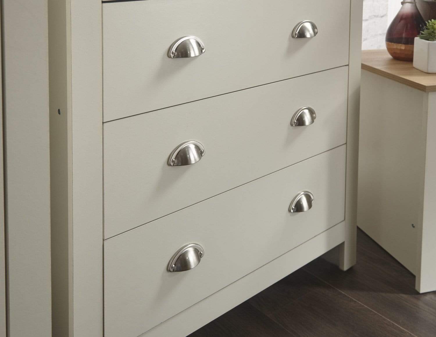 Lancaster 4 Piece Bedroom Set Cream – GFW, view 14