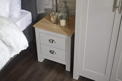 Lancaster 4 Piece Bedroom Set Grey – GFW, view 10