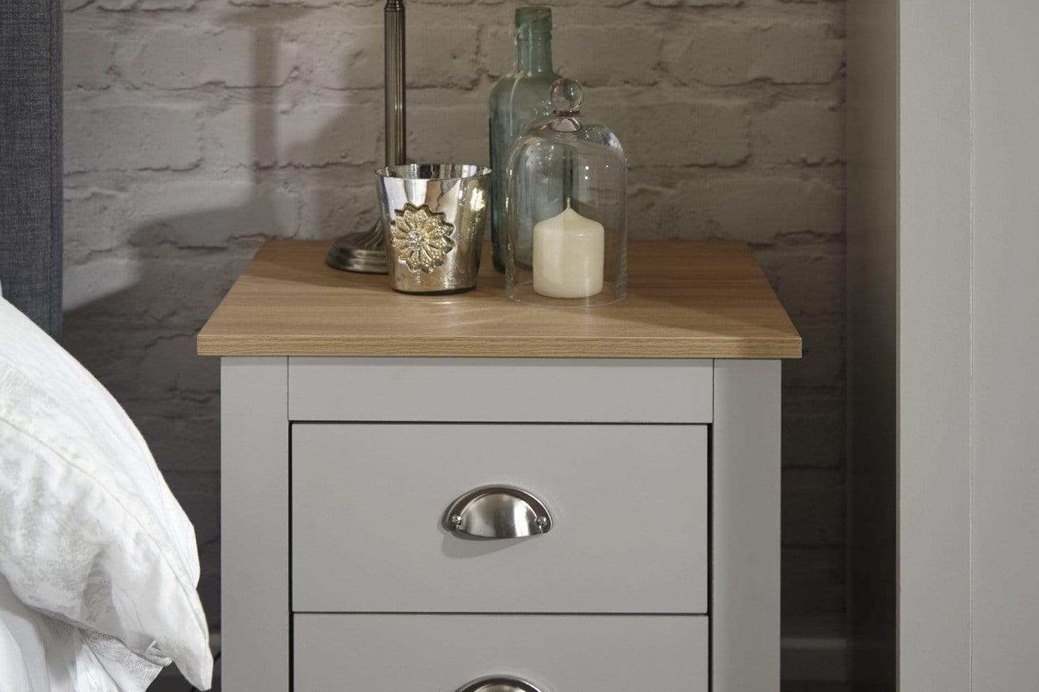 Lancaster 4 Piece Bedroom Set Grey – GFW, view 13