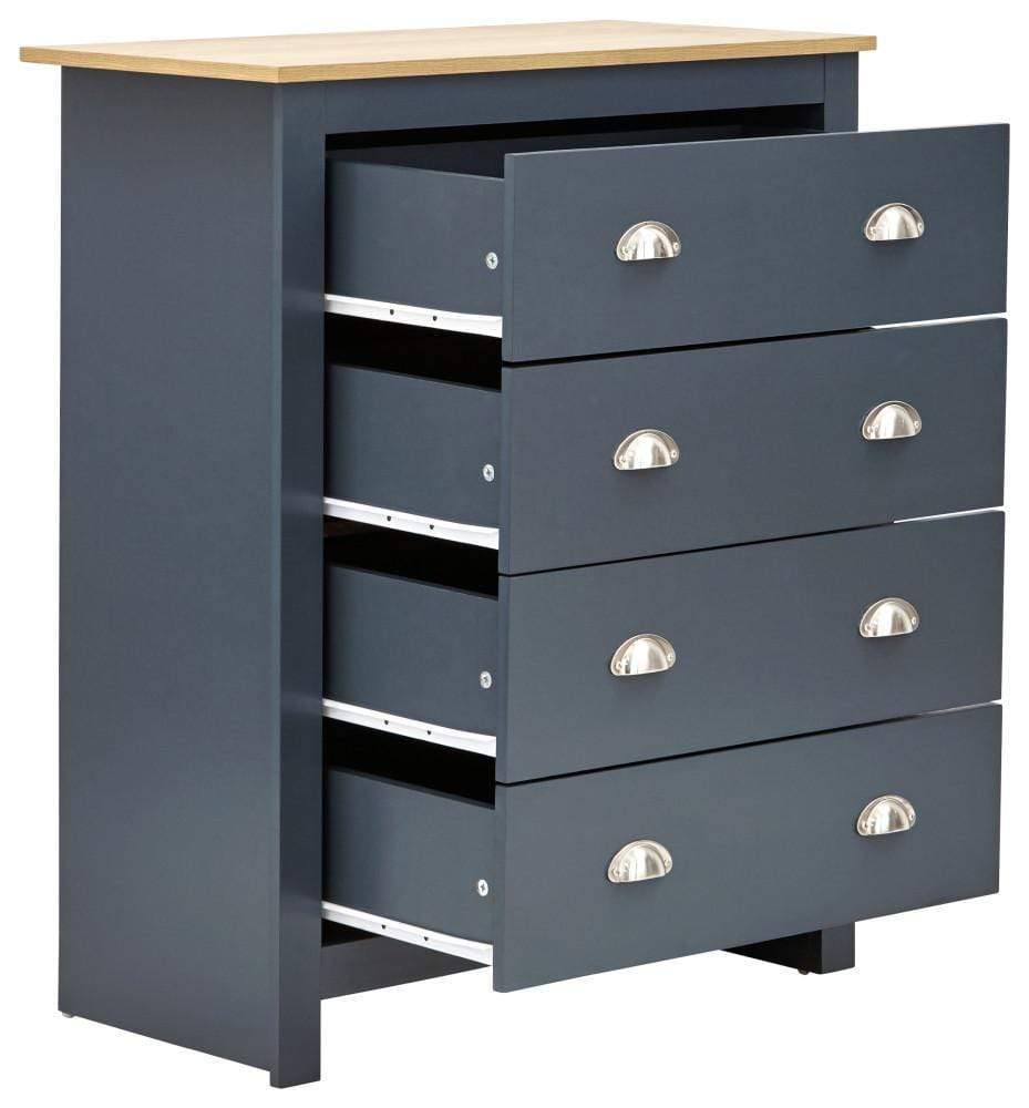 Lancaster 4 Piece Bedroom Set Slate Blue – GFW, view 11
