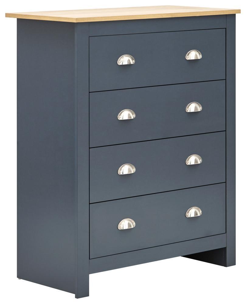 Lancaster 4 Piece Bedroom Set Slate Blue – GFW, view 10