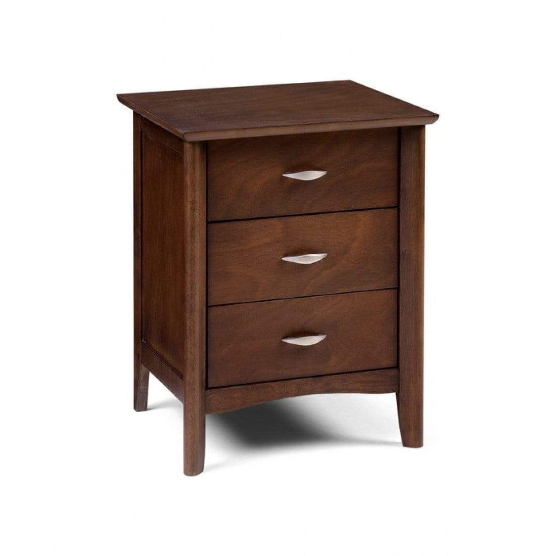 Julian Bowen Bedside Cabinets Minuet 3 Drawer Bedside Bed Kings