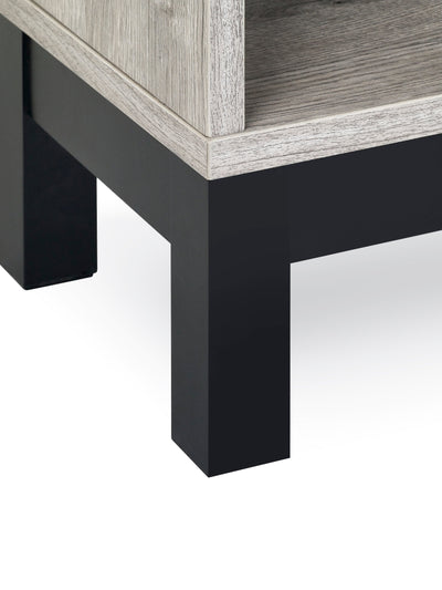Bali 1 Drawer Bedside - Grey Oak – Julian Bowen, view 5