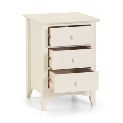 Cameo 3 Drawer Bedside – Julian Bowen