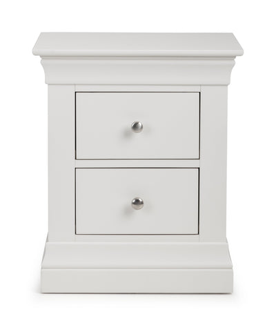 Clermont 2 Drawer Bedside Cabinet – Julian Bowen, view 4