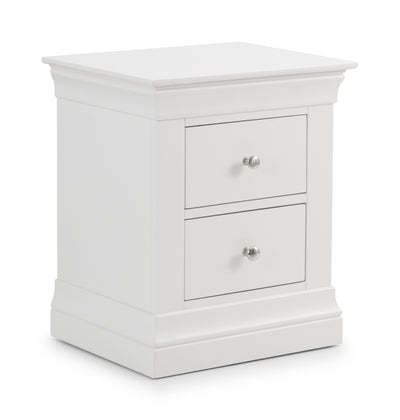 Clermont 2 Drawer Bedside Cabinet – Julian Bowen