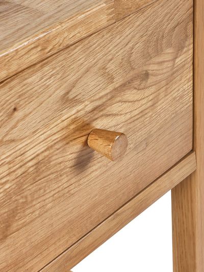 Coxmoor 1 Drawer - Oak – Julian Bowen, view 7