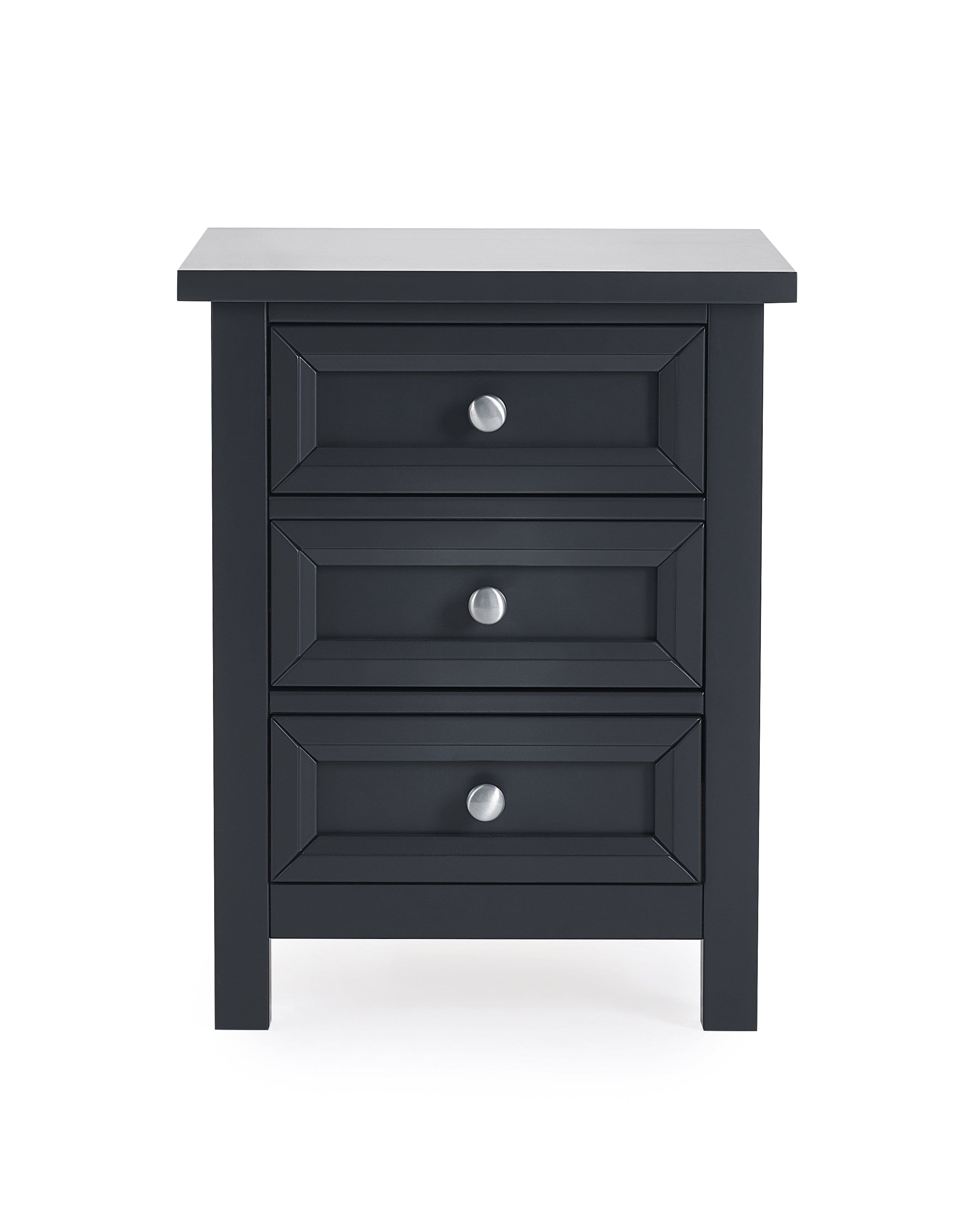 Maine 3 Drawer Bedside - Anthracite – Julian Bowen, view 5