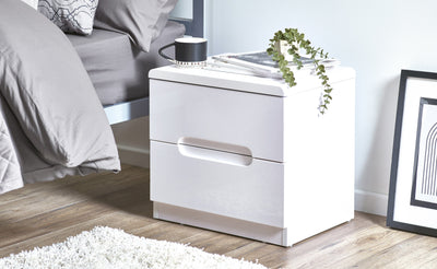 Manhattan 2 Drawer Bedside – Julian Bowen, view 2