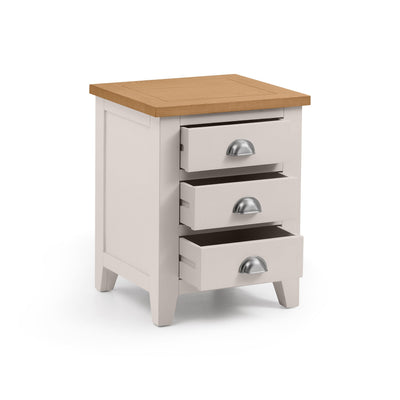 Richmond 3 Drawer Bedside – Julian Bowen, view 2