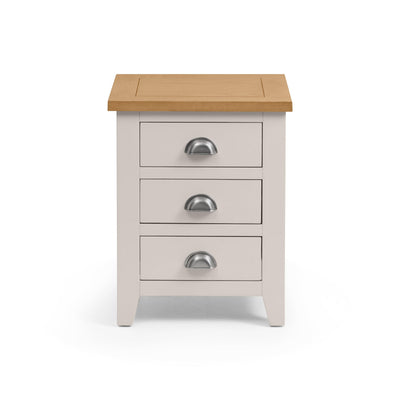Richmond 3 Drawer Bedside – Julian Bowen, view 3