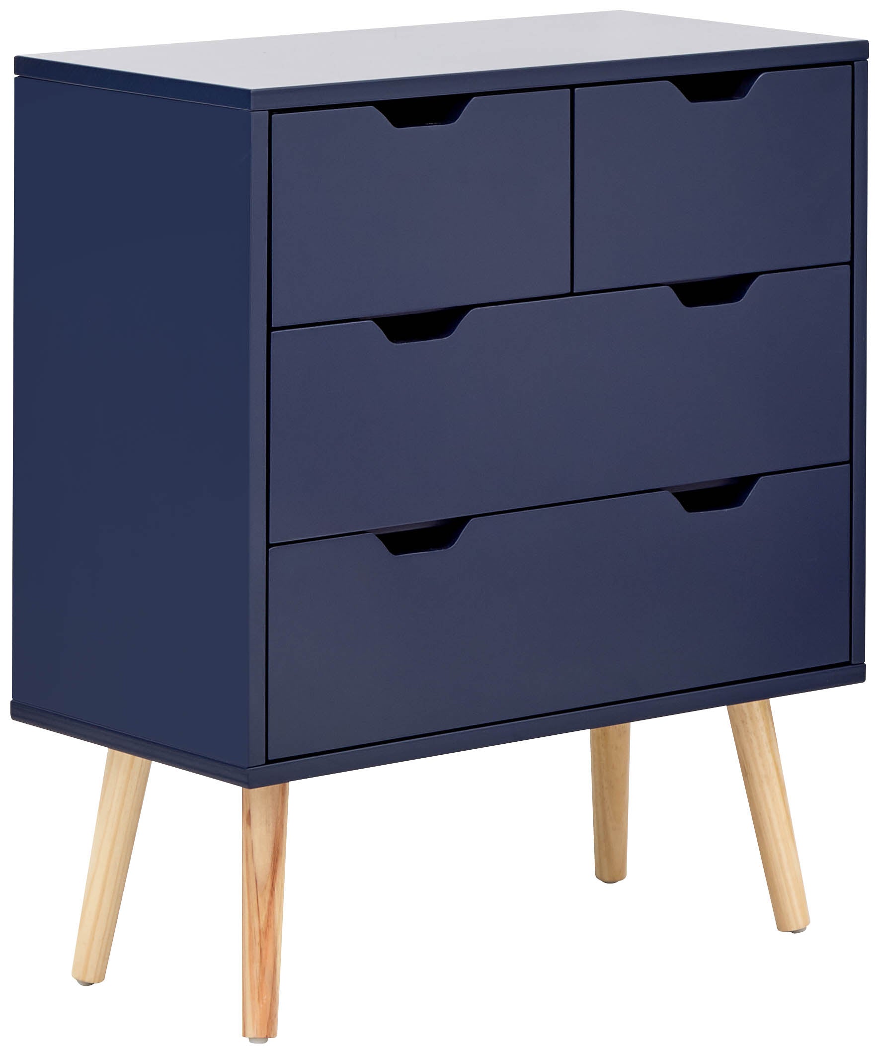Nyborg 2+2 Drawer Chest Nightshadow – Nightshadow