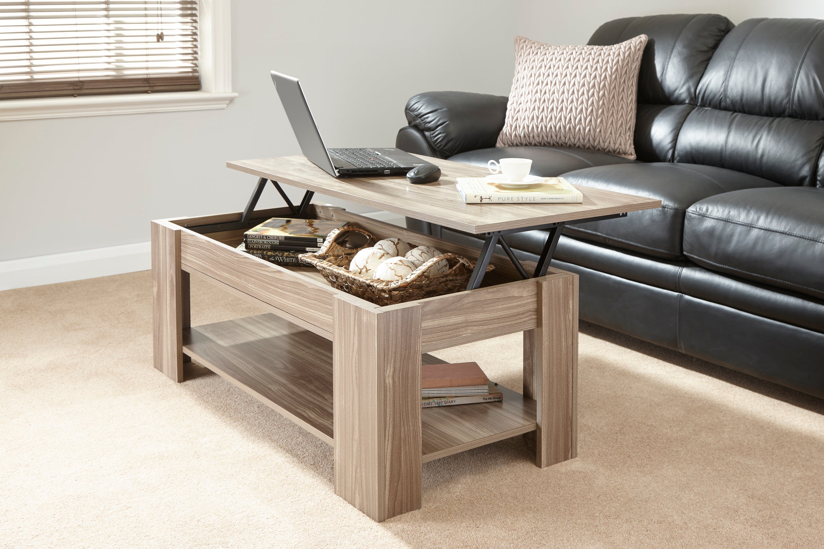 Lift Up Coffee Table – Walnut