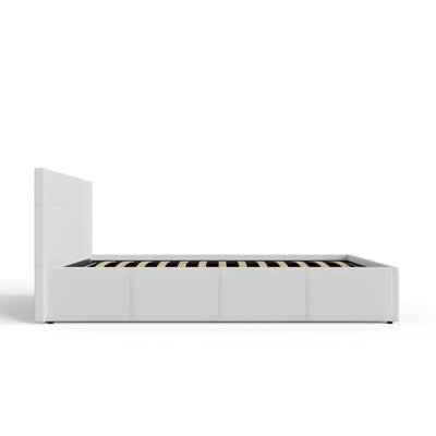 Side Lift Ottoman Bed White – GFW, view 5