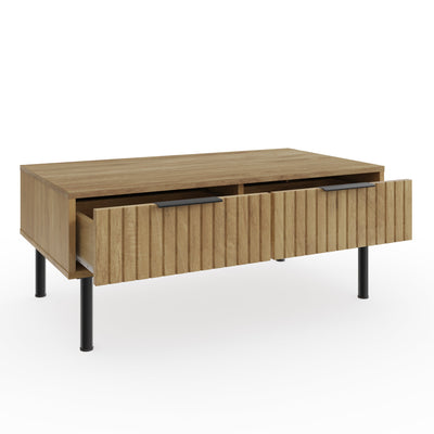 Nervata Coffee Table Oak – GFW, view 6