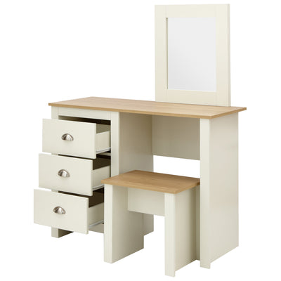 Lancaster Dressing Table Set Cream – GFW, view 14