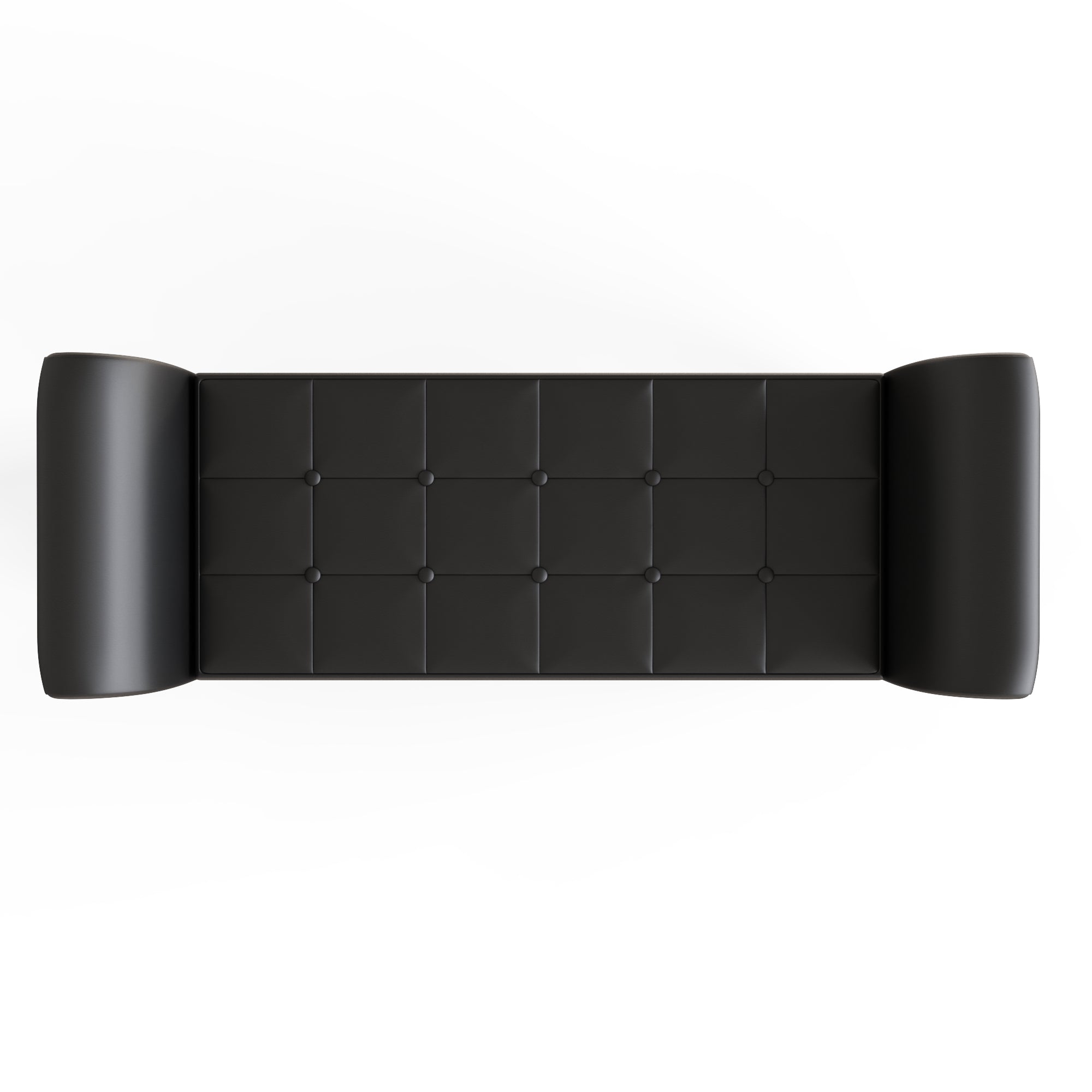 Verona Window Seat Black Pu – GFW, view 9