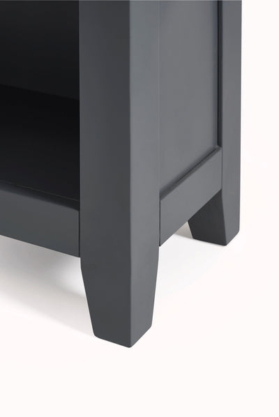 Bordeaux Tall Bookcase Dark Grey – Julian Bowen, view 5