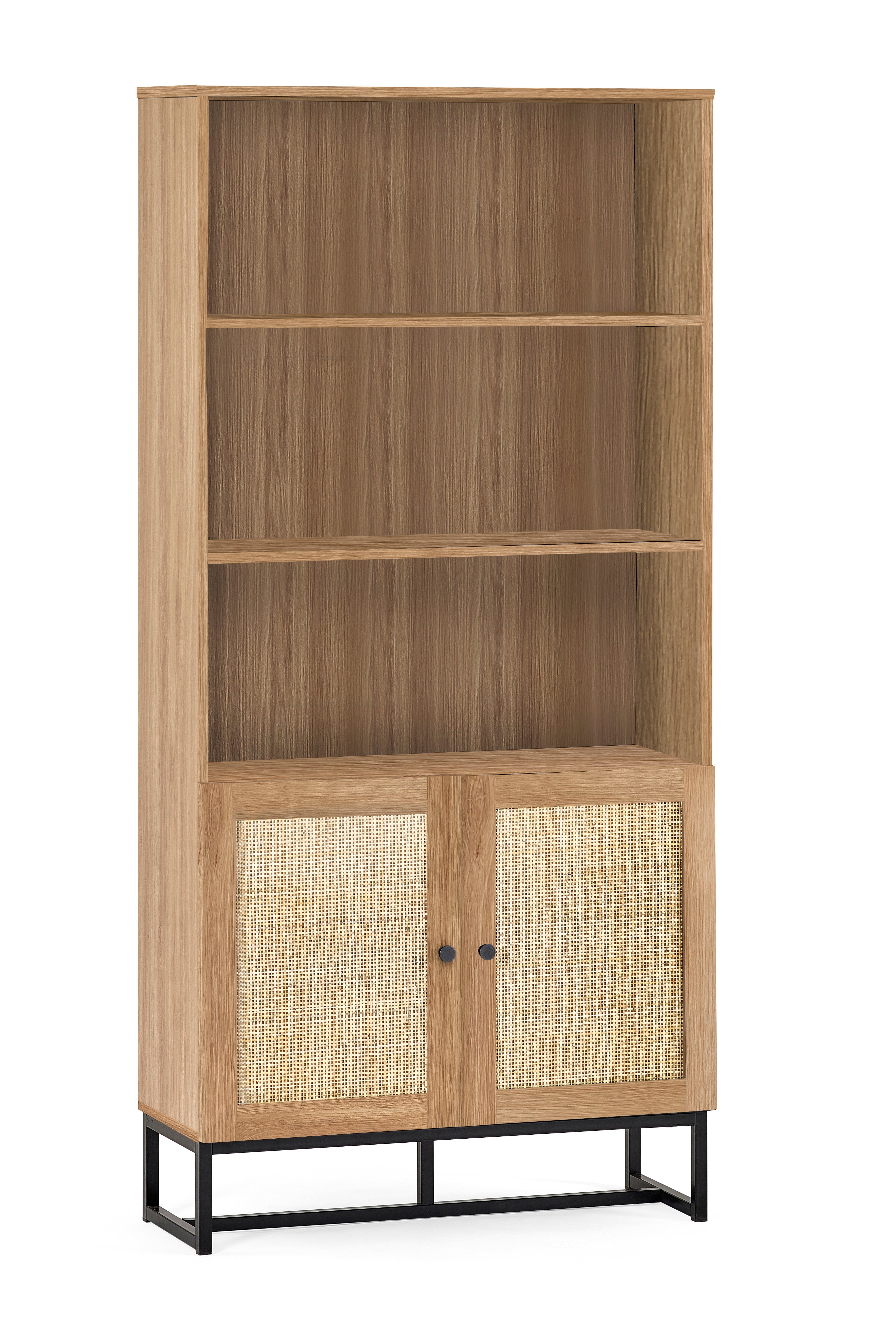 Padstow Tall Bookcase - Oak – Julian Bowen