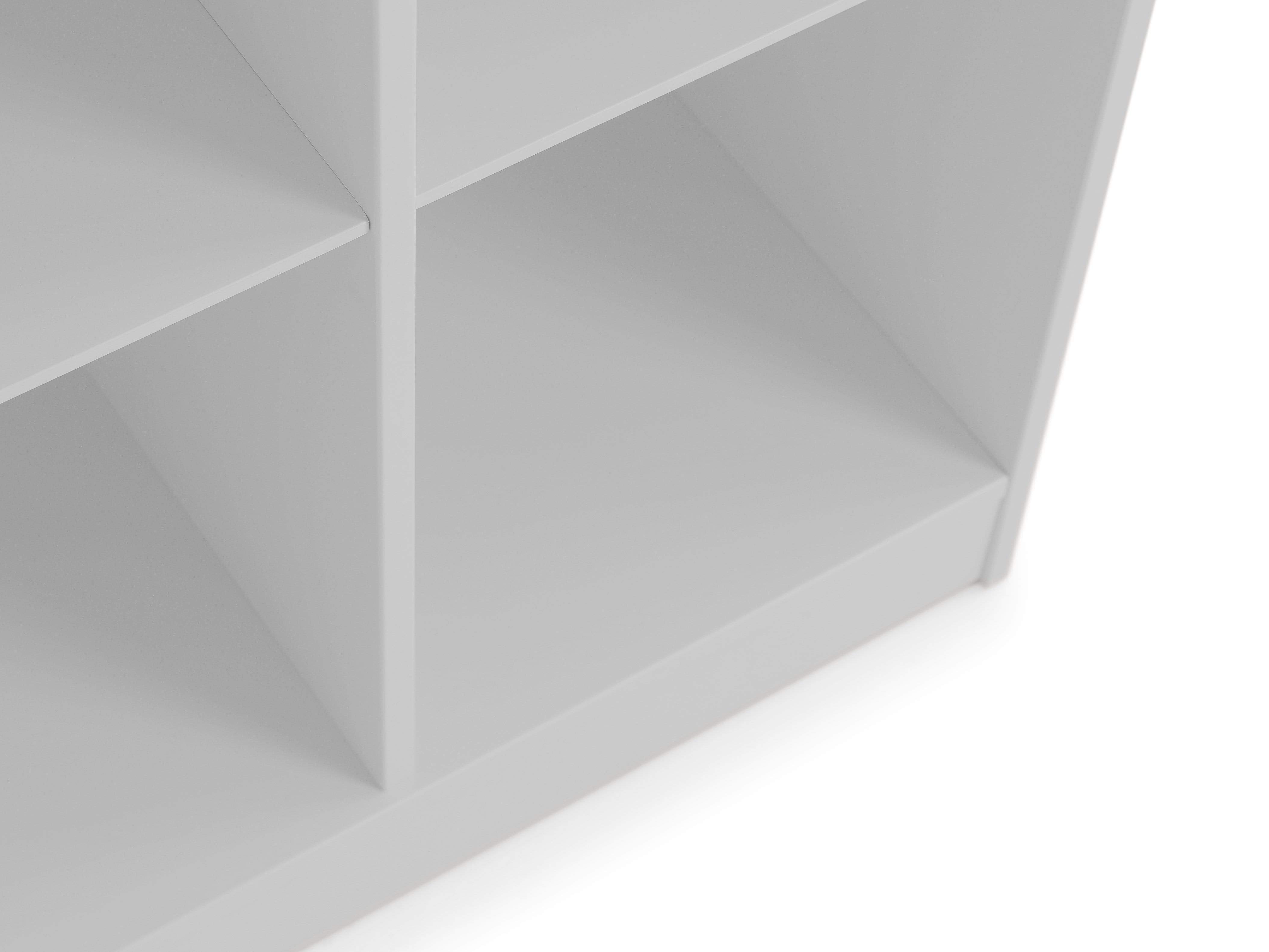 Julian Bowen BOOKCASE Pluto Cube Bookcase Dove Grey Bed Kings