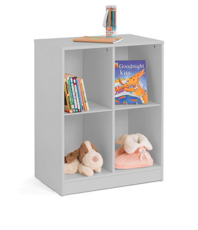 Julian Bowen BOOKCASE Pluto Cube Bookcase Dove Grey Bed Kings
