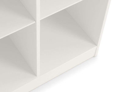 Julian Bowen BOOKCASE Pluto Cube Bookcase Stone White Bed Kings