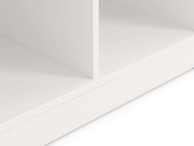 Julian Bowen BOOKCASE Pluto Cube Bookcase Stone White Bed Kings