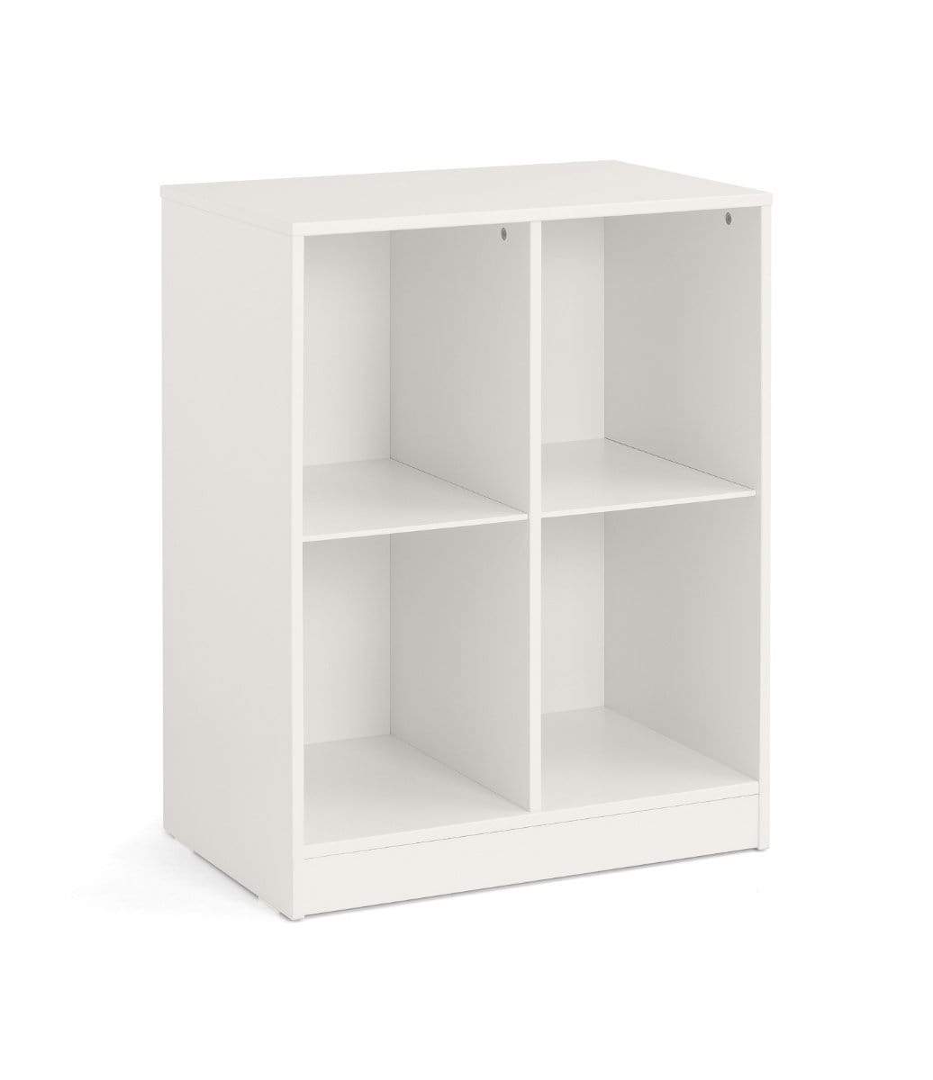 Julian Bowen BOOKCASE Pluto Cube Bookcase Stone White Bed Kings