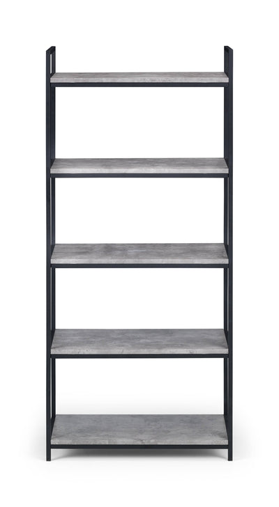 Staten Tall Concrete Bookcase – Julian Bowen, view 2