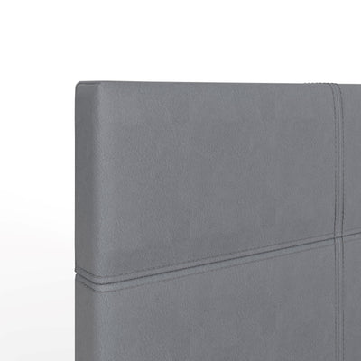 Side Lift Ottoman Bed Grey Leather – GFW, view 15