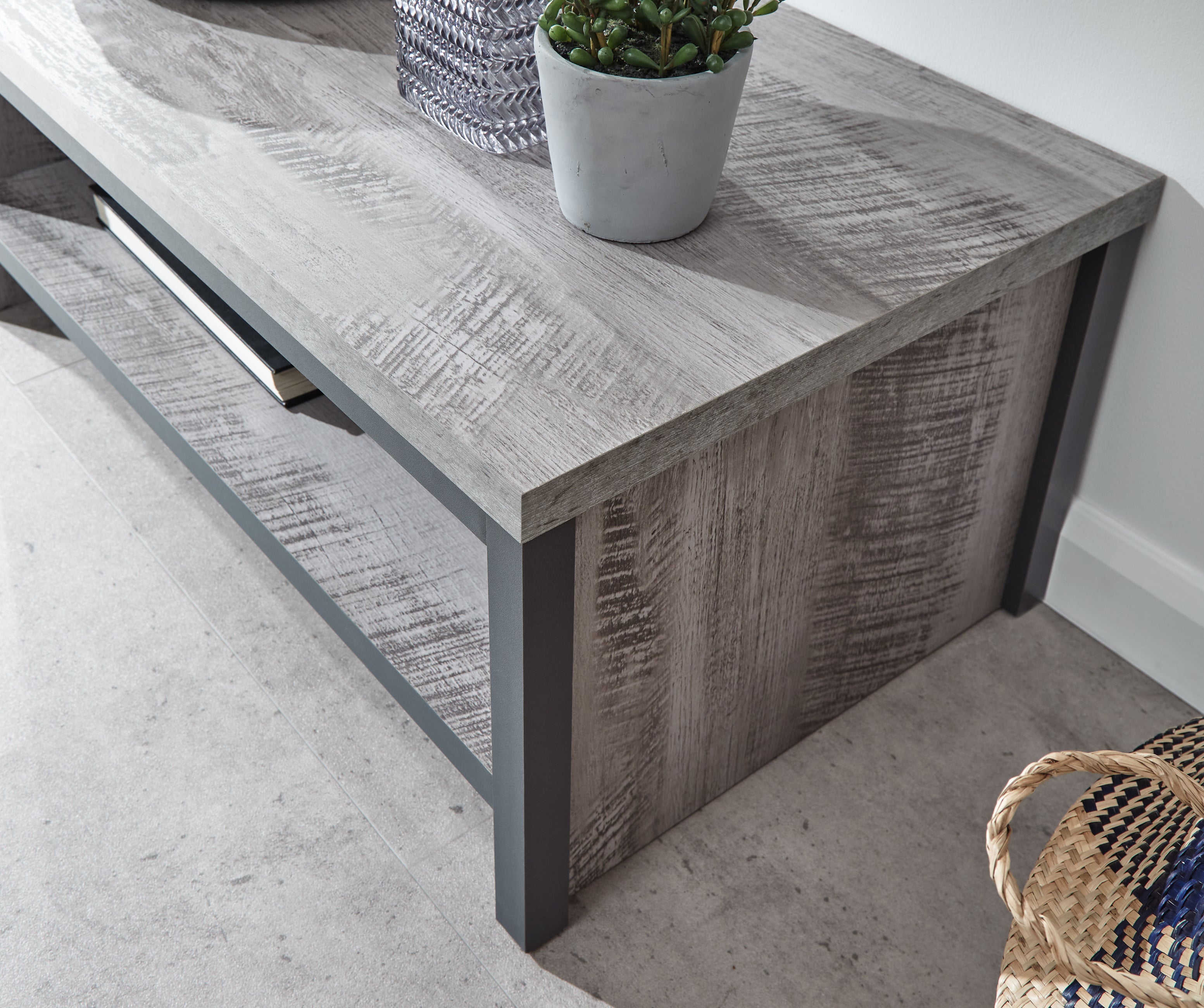 Boston Simple Coffee Table Grey – GFW, view 7