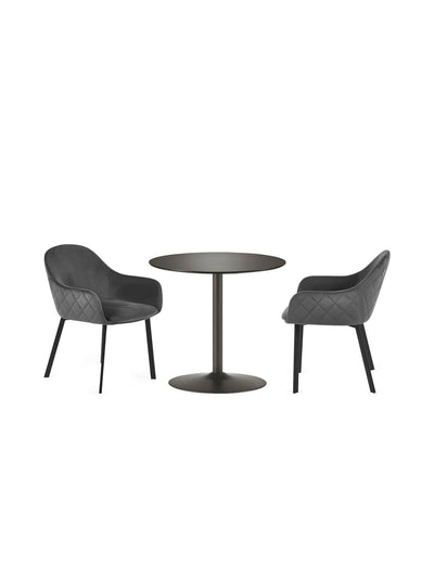 Lima Grey Velvet Dining Chairs (Set of 2) – Julian Bowen, view 10